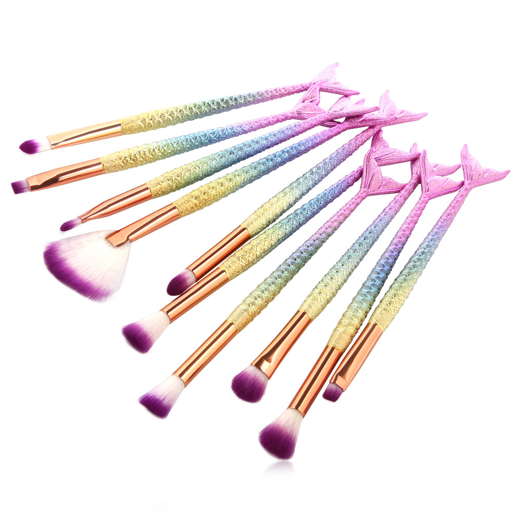 Makeup Brushes Professional 10 PCS/set Set Foundation Blending Eyeshadow Contour Concealer Blush Cosmetic Tool