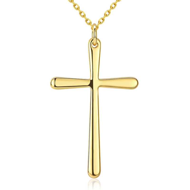 Hot 18K gold plated cross pendant necklace fashion jewelry Christmas gifts for women Good quality free shipping, Silver
Hot 18K gold plated cross pendant necklace fashion jewelry Christmas gifts for women Good quality free shipping, Silver