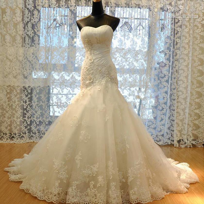 Real Photos 2020 Long mermaid wedding dresses vestidos de novia with lace appliques plus size wedding dress, Silver
Real Photos 2020 Long mermaid wedding dresses vestidos de novia with lace appliques plus size wedding dress, Silver