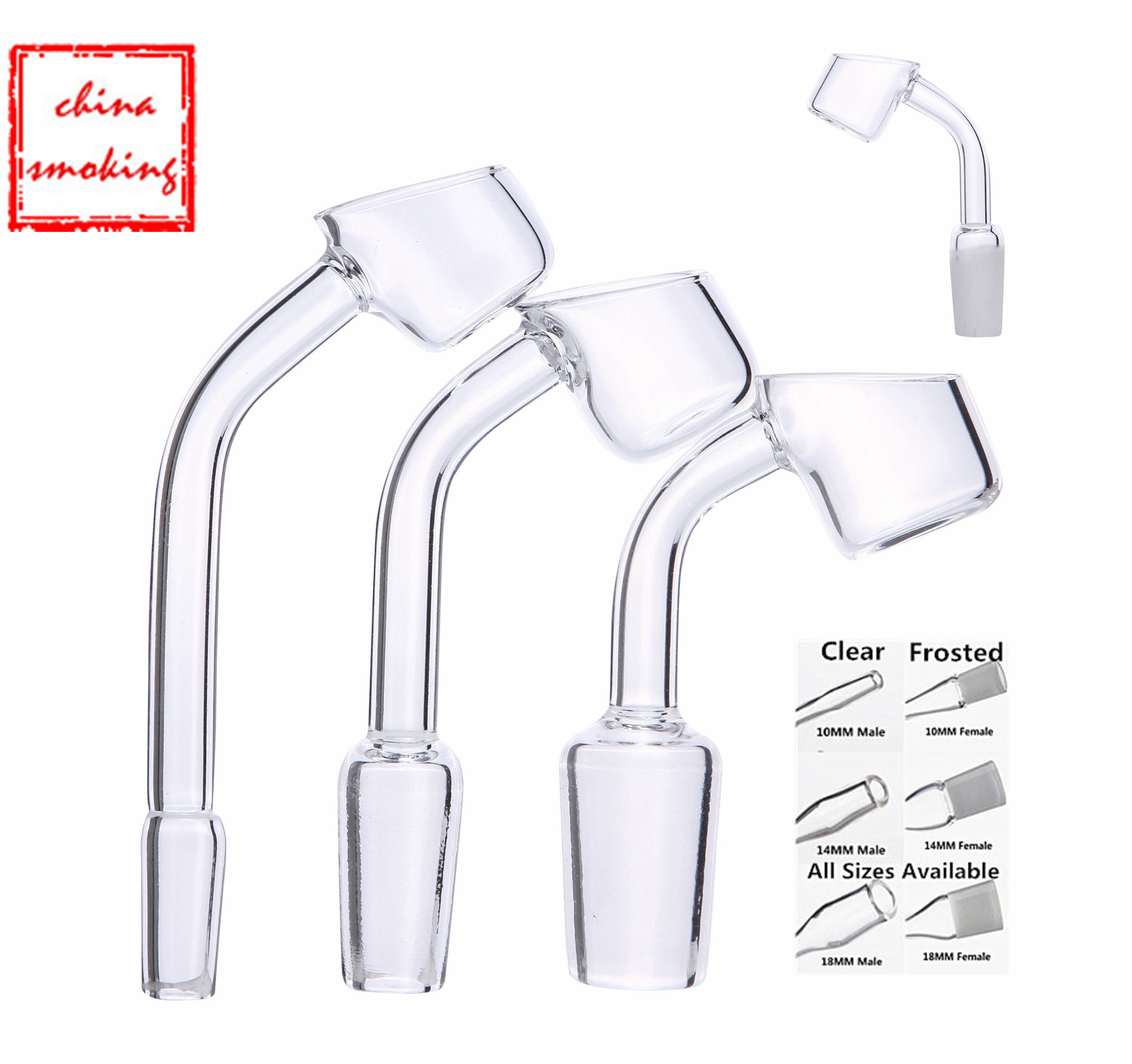 DHL 2mm 4mm Thick Quartz Banger 45 Degree Male/Female Frosted/Clear Joint Quartz Banger Nail
DHL 2mm 4mm Thick Quartz Banger 45 Degree Male/Female Frosted/Clear Joint Quartz Banger Nail