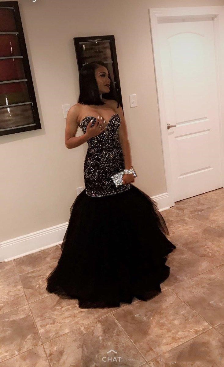 African Black Girl Mermaid Rhinestone Prom Dresses 2019 Bling Sequins Crystal Party Dress V Neck Sexy Formal Evening Gowns Graduation Dress 0510