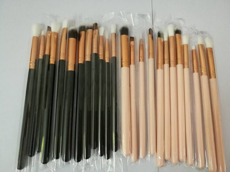 12pcs set Eyeshadow Makeup Brushes Make Up Brushes Set Professional Portable Full Cosmetic Brush Eyeshadow Lip Brush DHL free