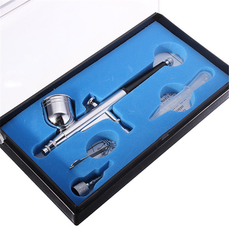 Dual Action Airbrush Comperssor Kit 0.3mm/0.5mm Needle Air Brush Spray Gun Body Paint Nail Art Cosmetic Makeup Temporary Tattoo
Dual Action Airbrush Comperssor Kit 0.3mm/0.5mm Needle Air Brush Spray Gun Body Paint Nail Art Cosmetic Makeup Temporary Tattoo