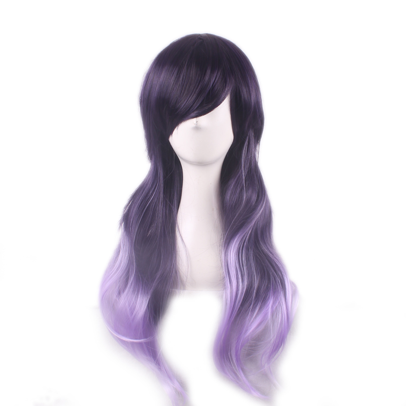WoodFestival harajuku wig women long wavy hair wigs bangs ombre synthetic fiber wigs heat resistant purple gradient wig cosplay, Ombre color
WoodFestival harajuku wig women long wavy hair wigs bangs ombre synthetic fiber wigs heat resistant purple gradient wig cosplay, Ombre color