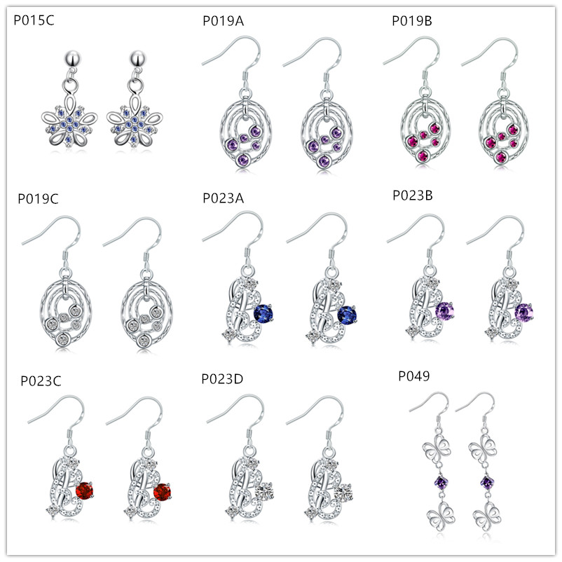 10 pairs mixed style sterling silver plated Dangle Chandelier earrings fashion women's gemstoe 925 silver earring GTP8 factory direct sale
10 pairs mixed style sterling silver plated Dangle Chandelier earrings fashion women's gemstoe 925 silver earring GTP8 factory direct sale