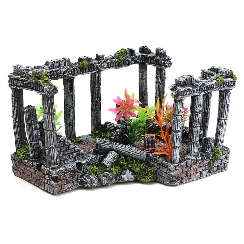 Aquarium fish tank creative landscape antique ancient roman column European castle ornaments large roman columns
Aquarium fish tank creative landscape antique ancient roman column European castle ornaments large roman columns