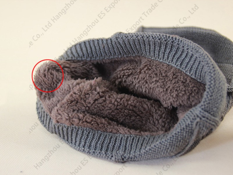 Men Winter Season Knitted Hat NC Plus Thicken Warm Inside Beanie Skull Caps 5 Colors Wholesale Price