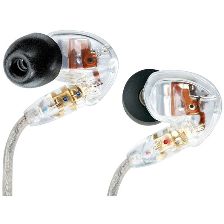 Top Seller SE535 In-Ear HIFI Earphones Noise Cancelling Headsets Handsfree Headphones with Retail Package LOGO Bronze free shipping
