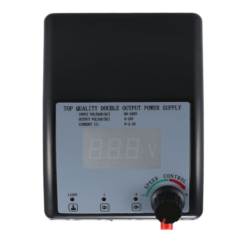 Double Output Digital Tattoo Power Supply For Tattoo Machine Speed Control LED Light EU Plug Tattoo Accessories