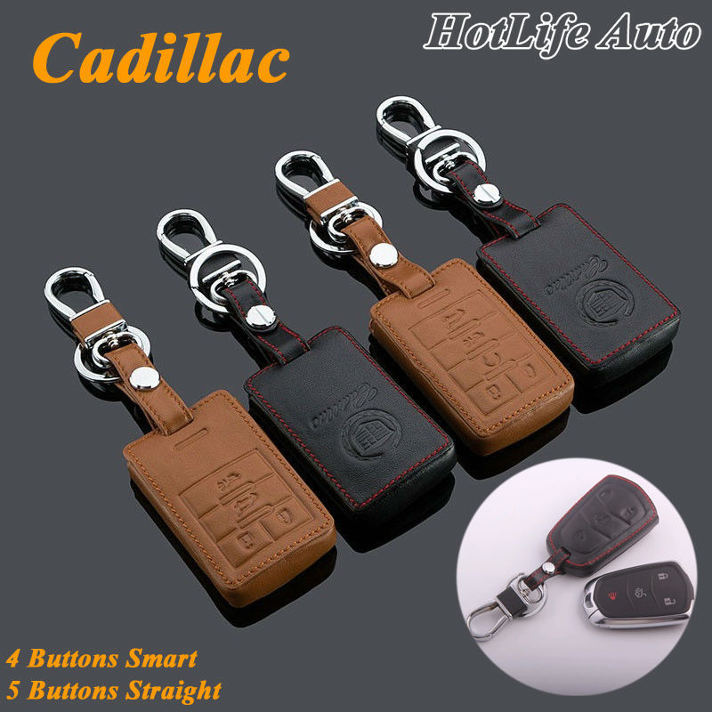 For 2010- 2015 SRX XTS SLS CTS ATS Keychain Genuine Leather Car Key Fob Case Cover Smart Car Key Ring Chain Accessories, Brown
For 2010- 2015 SRX XTS SLS CTS ATS Keychain Genuine Leather Car Key Fob Case Cover Smart Car Key Ring Chain Accessories, Brown