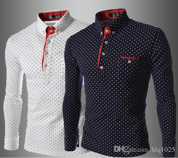 NEW Mens Casual Wave Point T-shirt Slim Fit Polka Dot Long Sleeve T-shirt Shirt Tee Tops Free Shipping, White;black
NEW Mens Casual Wave Point T-shirt Slim Fit Polka Dot Long Sleeve T-shirt Shirt Tee Tops Free Shipping, White;black