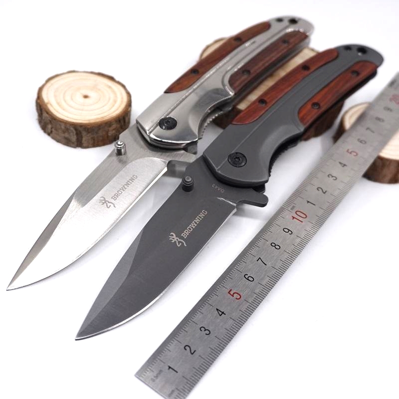 Browning DA43 Folding Pocket Knife Titanium Tactical Knives 3Cr13 Blade Rosewood Handle Camping Multi Tool Fast Open Hunting Survival Knife
Browning DA43 Folding Pocket Knife Titanium Tactical Knives 3Cr13 Blade Rosewood Handle Camping Multi Tool Fast Open Hunting Survival Knife