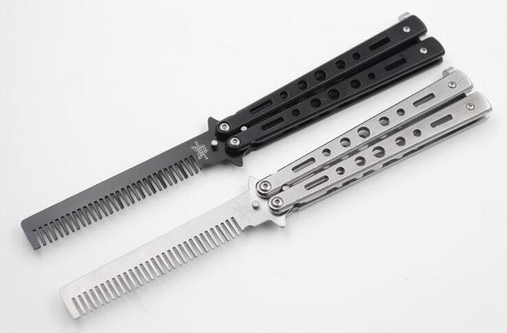 Hot sale! Delicate Pro Salon Stainless Steel Folding Training Butterfly Practice Knife Style Comb Tool Singapore Post
Hot sale! Delicate Pro Salon Stainless Steel Folding Training Butterfly Practice Knife Style Comb Tool Singapore Post