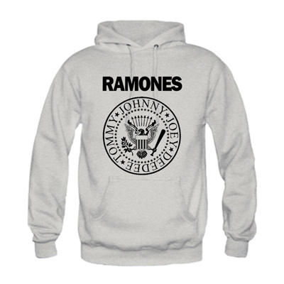 Wholesale-Men Cool Custom Design Ramones Popular Rock Hip Hop Print Casual Hoodies Sweatshirts Fashion Persionalized Special High Quality