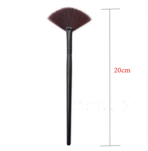 Makeup Brush Slim Fan Shape Powder Concealor Portable Blending Foundation Professional New Fashion