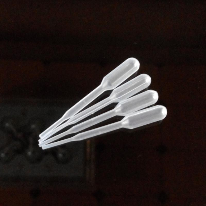 Storage Bottles 1800 Pieces 0.2ML Plastic Disposable Graduated Transfer Pipettes Eye Dropper Set Pipe Pipette School Experimental Material