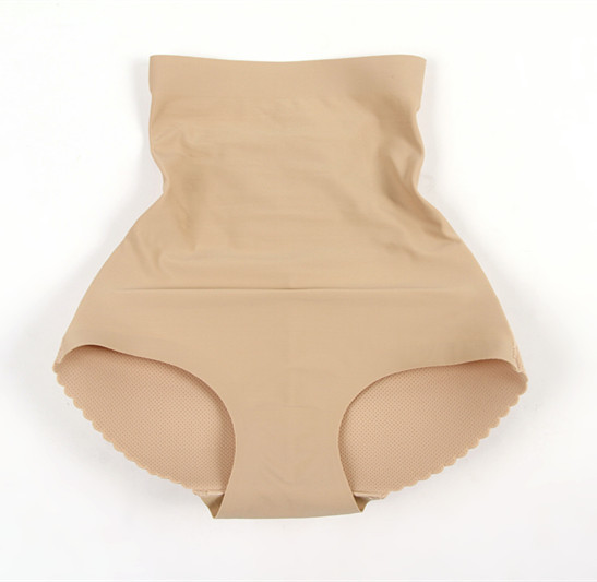 Wholesale-High Waist Padded Seamless Underwear Panties Women Pants Body Shaper Push Up Hips Girdle S-XL