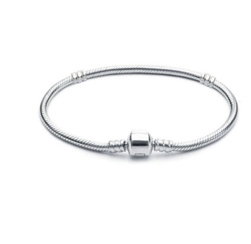 Wholesale 16-21cm 925 Silver Plated Bracelet 3mm Snake Chain Clasp Fit European Beads For Pandora Bracelet Charm Beads Bangle & Jewelry DIY
Wholesale 16-21cm 925 Silver Plated Bracelet 3mm Snake Chain Clasp Fit European Beads For Pandora Bracelet Charm Beads Bangle & Jewelry DIY