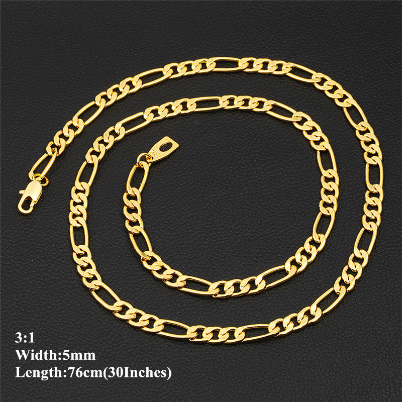 With 18K Stamped High Quality Real 18k Yellow Gold Plated 30inches Long Chain Necklace for Men Women JNL1012, Silver
With 18K Stamped High Quality Real 18k Yellow Gold Plated 30inches Long Chain Necklace for Men Women JNL1012, Silver
