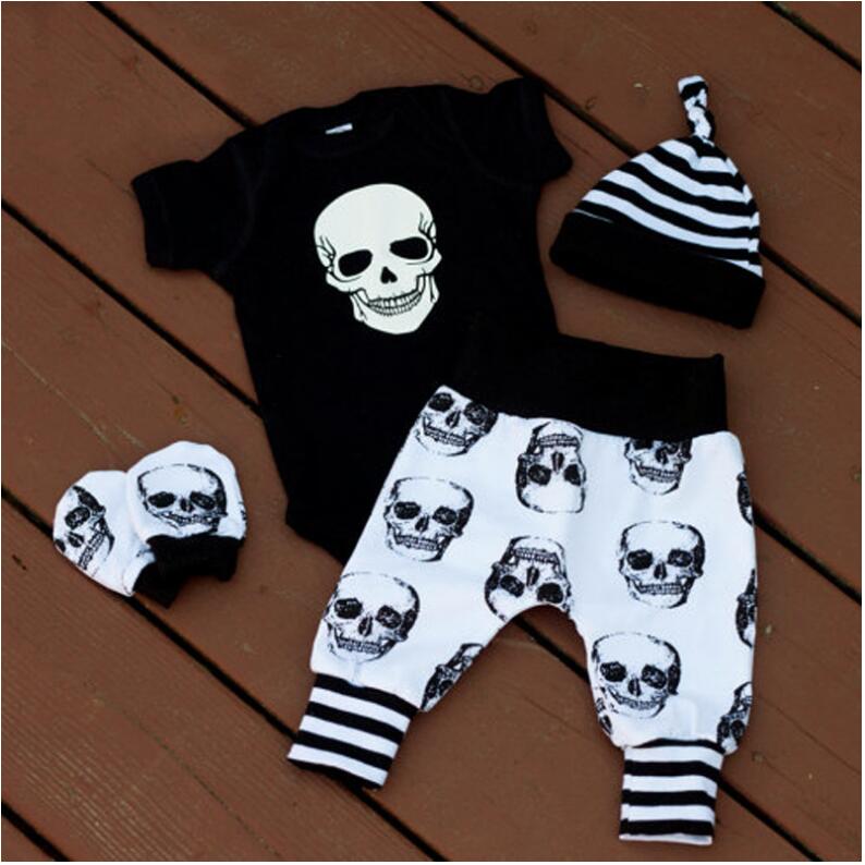 Baby Boy Cotton Blends Halloween Skull Rompers Four Pieces Kids Onesies Bodysuit Infant Short Sleeve Jumpsuits Fashion Children Bloomers, Black
Baby Boy Cotton Blends Halloween Skull Rompers Four Pieces Kids Onesies Bodysuit Infant Short Sleeve Jumpsuits Fashion Children Bloomers, Black