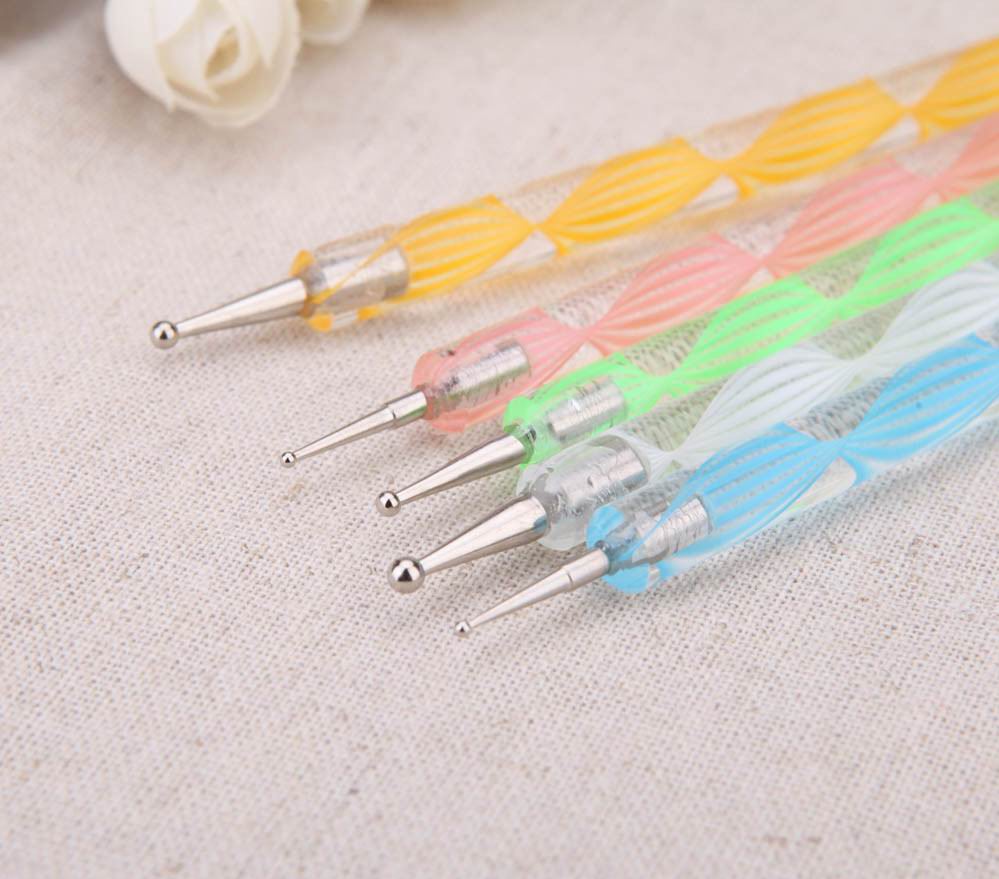 20Pcs Beauty Nail Art Design Set Dotting Painting Drawing Polish Brush Nail Art Design Gel Painting Drawing Dotting Pen Polish Brush Set