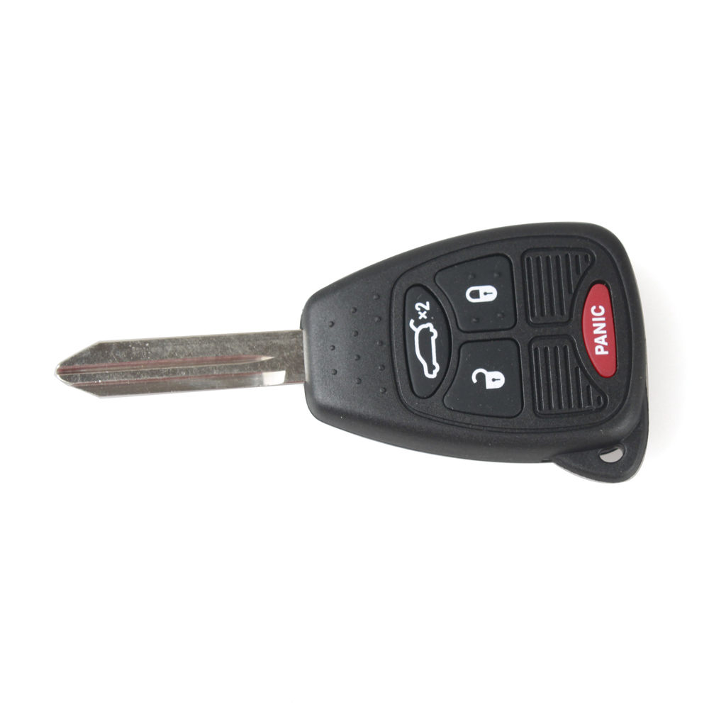 Guaranteed 100% 4Buttons Replacement Keyless Car Remote Head Key Fob Transmitter Van Uncut Blade For Dodge Free Shipping