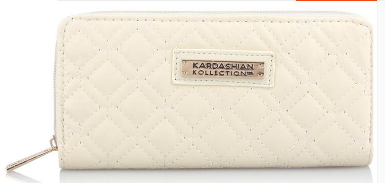 Hot Selling Kk Wallet Long Design Women Wallets PU Leather Kardashian Kollection High Grade Clutch Bag Zipper Purse Handbag