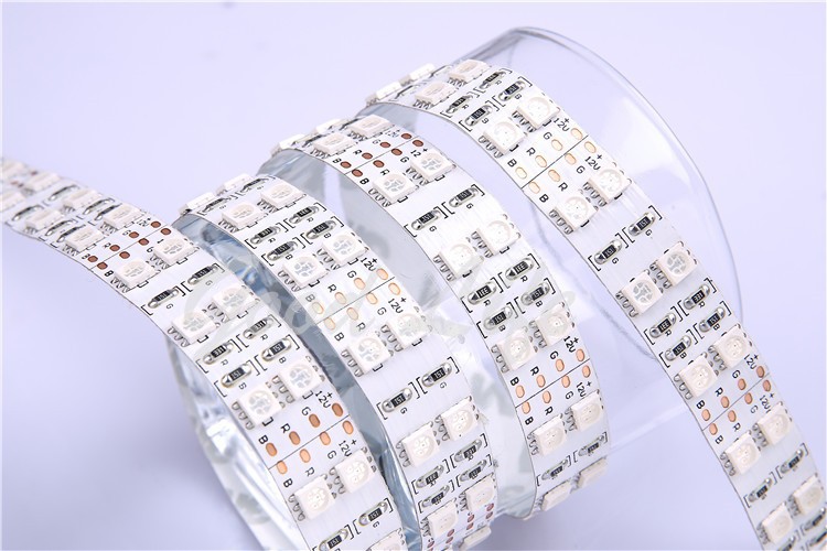 5050 RGB LED Strip light DC12V SMD5050 flexible 120leds/m LED lamp non-waterproof double row highlight RGB led strip - view 7