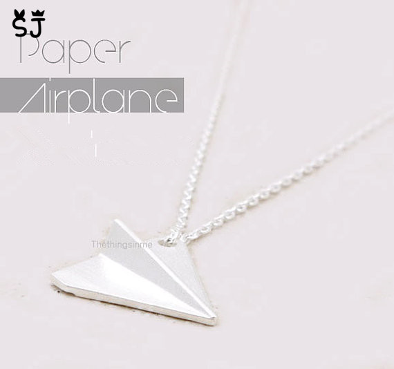30PCS Fashion Gold Silver Origami Plane Bracelet Paper Plane Bracelets Tiny Aircraft Airplane Chain Bracelet Jewelry for women