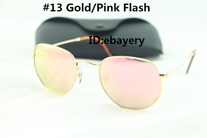5 Pcs High Quality Fashion Hexagonal Metal Sunglasses For Mens Womens Irregular Sun Glasses Gold Black 51mm Glass Lens With Box,Case
5 Pcs High Quality Fashion Hexagonal Metal Sunglasses For Mens Womens Irregular Sun Glasses Gold Black 51mm Glass Lens With Box,Case