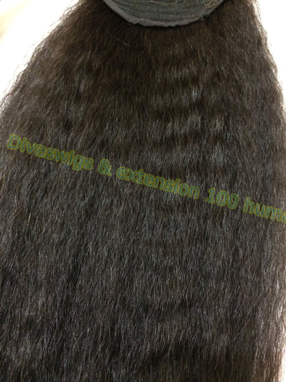 dora Top Selling Brazilian Hair Kinky straight Drawstring Ponytail Wrap Around Ponytail Natural Color 100% Human Hair 80g Extensions