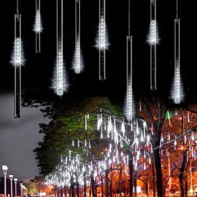 Connectable Multi-color Meteor Tube Meteor Shower Rain String LED Christmas Light Wedding Party Garden Xmas String Light Outdoor от DHgate WW