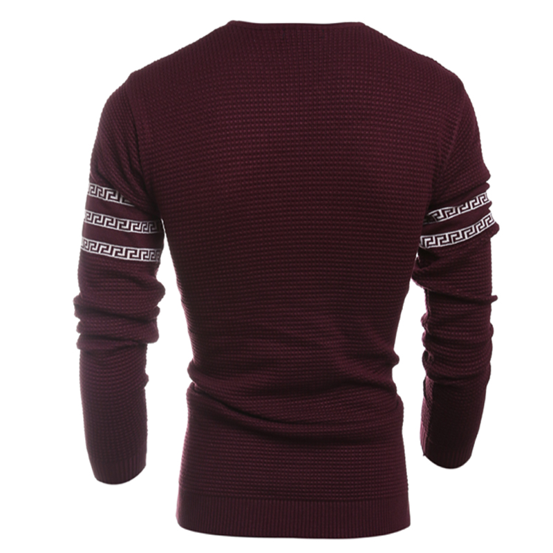 Wholesale-New Arrival Mens Sweater Fashion Brand Pull Homme Letter"w" Design V-neck Long Sleeve Sweaters Men Casual Pullovers M-xxl H9024