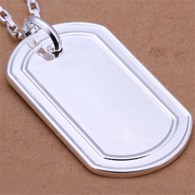 Hot sale Medals necklace sterling silver necklace STSN273,wholesale fashion 925 silver pendant necklace factory direct sale free shipping