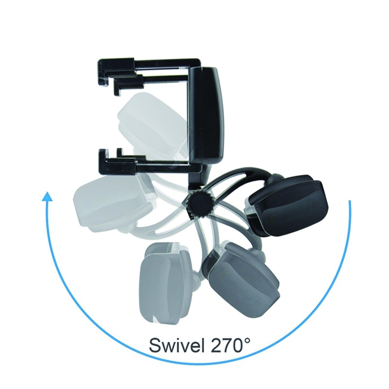 Adjustable Car GPS Rearview Mirror Auto Mount Holder Cell Phone Bracket Stands for iPhone X/8/7/6 Plus Samsung Huawei Universal Phone