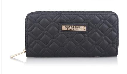 Hot Selling Kk Wallet Long Design Women Wallets PU Leather Kardashian Kollection High Grade Clutch Bag Zipper Purse Handbag