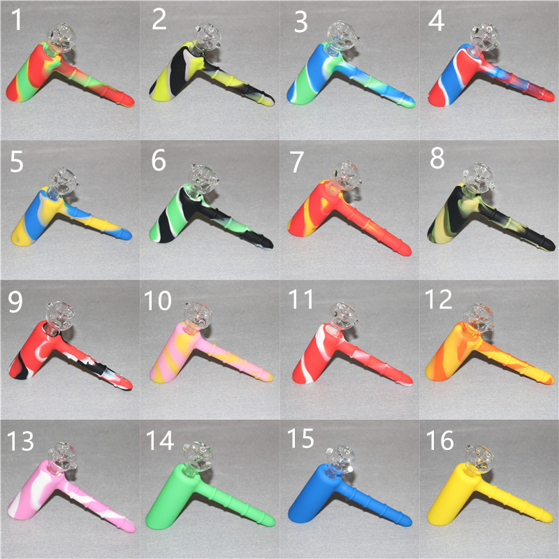 Hot Silicone Hammer Bubbler 6 holes perc percolator bubbler water pipe matrix smoking pipes tobacco pipe bongs showerhead perc two functions
Hot Silicone Hammer Bubbler 6 holes perc percolator bubbler water pipe matrix smoking pipes tobacco pipe bongs showerhead perc two functions