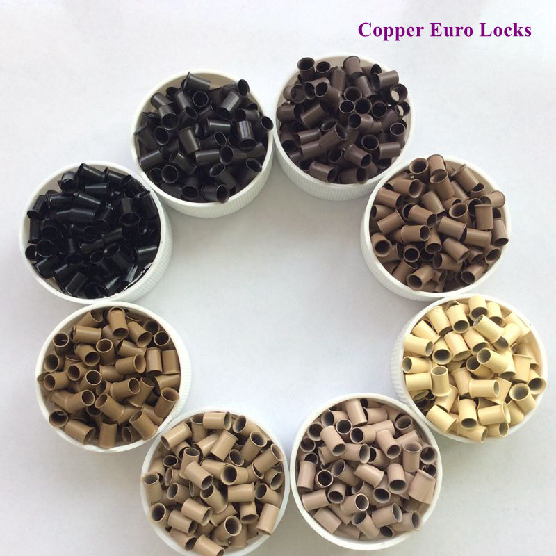 Copper Euro Locks for Pre-bonded Hair Copper Micro Tubes Links for Hair (8 bottles/lot,1000 pcs/bottle) 3.0*2.6*6.0 mm
Copper Euro Locks for Pre-bonded Hair Copper Micro Tubes Links for Hair (8 bottles/lot,1000 pcs/bottle) 3.0*2.6*6.0 mm