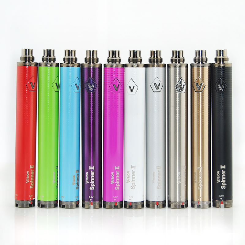 10pcs Variable voltage Vision Spinner 2 II vape battery e-cig twist batteries Vapor retail package for ego 510 atomizers
10pcs Variable voltage Vision Spinner 2 II vape battery e-cig twist batteries Vapor retail package for ego 510 atomizers