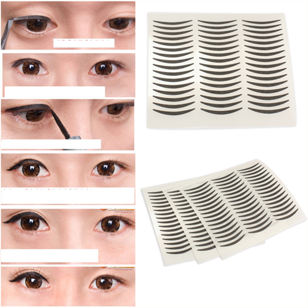 Eyeliner Sticker Korea Advanced Black Eyeliner Paste Paper Stickers Invisible Sharp Double Eyelid eye shadow Cosmetics Smoky Eyes 48