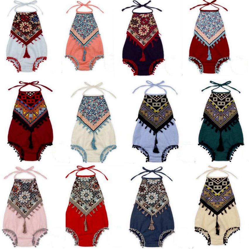 Baby Clothing Girls Tassel Floral Rompers Kids Flower Printed Jumpsuit Toddler Summer Fashion Onesies Newborn Vintage Ethnic Clothes B2689, As pictures
Baby Clothing Girls Tassel Floral Rompers Kids Flower Printed Jumpsuit Toddler Summer Fashion Onesies Newborn Vintage Ethnic Clothes B2689, As pictures
