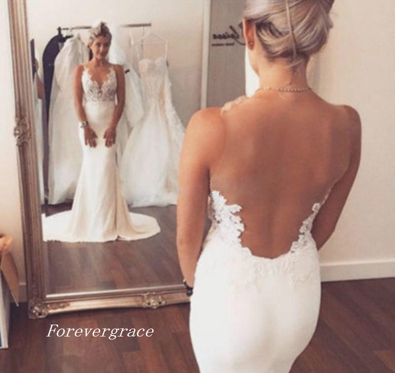 Vintage Romantic Sheer Mermaid Lace Appliqued Wedding Dress Long Church Garden Western Formal Bridal Gown Plus Size Custom Made, Ivory
Vintage Romantic Sheer Mermaid Lace Appliqued Wedding Dress Long Church Garden Western Formal Bridal Gown Plus Size Custom Made, Ivory
