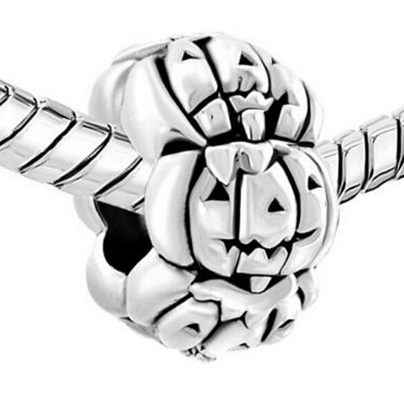 Factory retail Halloween metal alloy material Pumpkins bead Jackolantern in Rhodium Plating European Fits Pandora Charm Bracelet, Black
Factory retail Halloween metal alloy material Pumpkins bead Jackolantern in Rhodium Plating European Fits Pandora Charm Bracelet, Black