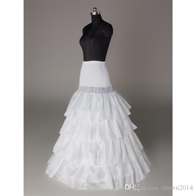 Plus Size Bridal Crinoline Petticoat Skirt 3 Hoop Petticoats For Ball Gowns Wedding Accessories High Quality Real Sample In Stock