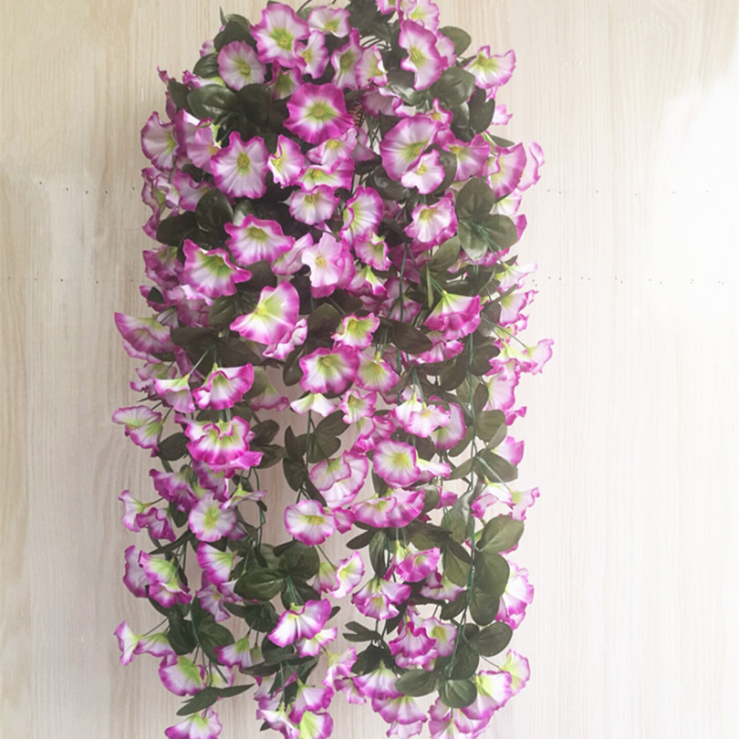 Morning Glory Flower Vine Hanging Vines for Wedding Artificial Decorative Wall Flower 5 Colors, Rose red
Morning Glory Flower Vine Hanging Vines for Wedding Artificial Decorative Wall Flower 5 Colors, Rose red