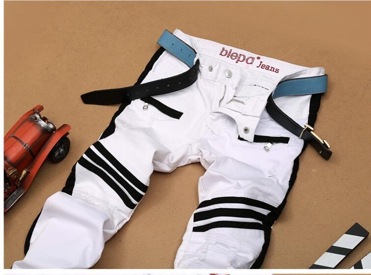 2016 Fashion Men Jeans Men'S Midweight Full Length Mens Jeans Holes Men Pants Jeans Brand 2016 Men Jeans Pants Pantalon Homme Jeans De Marqu