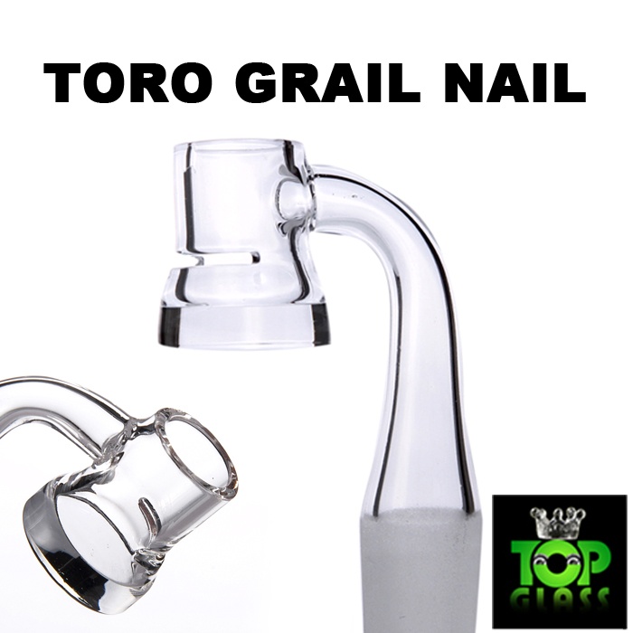 New Toro Graile Quartz Banger Nails With Slit High Air Flow, with 5mm Thick Bottom, holds heat for much longer.
New Toro Graile Quartz Banger Nails With Slit High Air Flow, with 5mm Thick Bottom, holds heat for much longer.