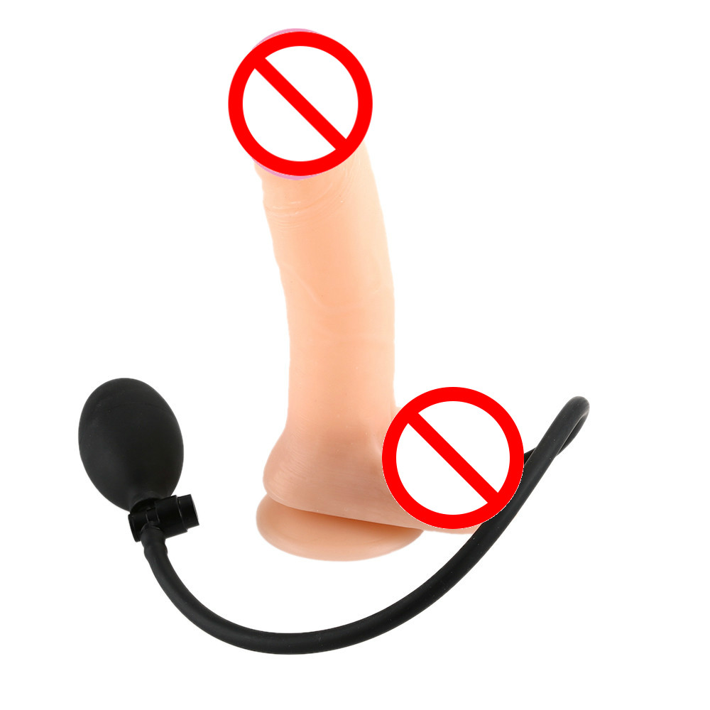 Anal Toys Sex Inflatable Dildo Realistic Super Big Size Penis Cock For Women Product Adult Machine