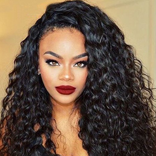 250% High Density Glueless 360 Lace Frontal Wig Curly Human Hair Wigs for Black Women Brazilian Hairs Pre Plucked Hairline diva1
