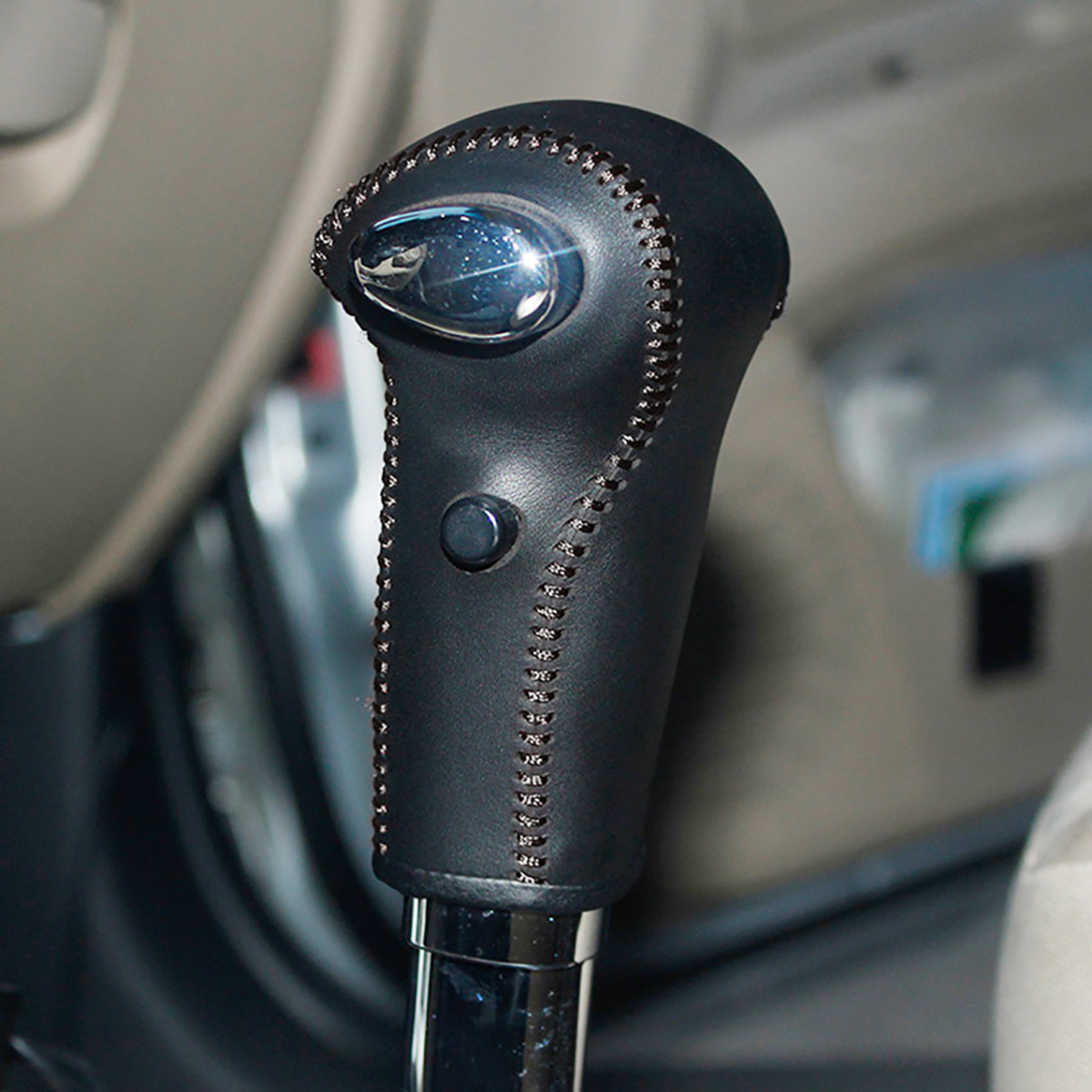 Leather gear cover KIA RIO automatic gear cover Genuine leather gearshift covers car accessories